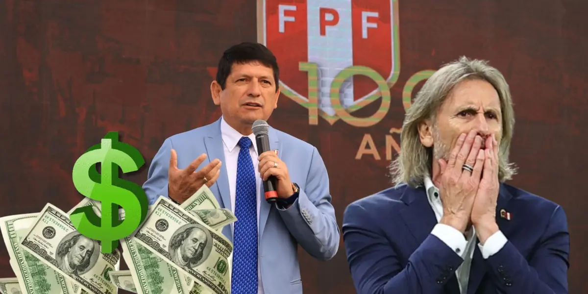 Agustín Lozano y Ricardo Gareca como parte de la FPF