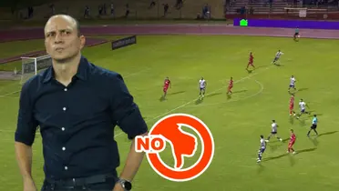 Alejandro Restrepo molesto y Alianza Lima vs Sport Huancayo (Foto: Captura)