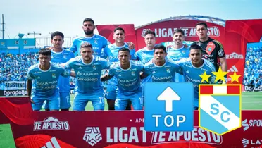 El 11 titular de Sporting Cristal durante el Torneo Apertura de la Liga 1