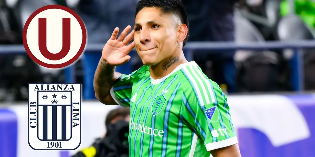 Raúl Ruidíaz celebrando con la camiseta del Seattle Sounders de la MLS de los Estados Unidos