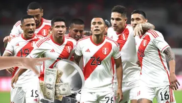 Selección Peruana celebrando gol 
