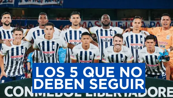 Alianza Lima tomándose la foto previo a su juego con Cerro Porteño