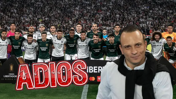 Alianza Lima y Colo Colo en la foto previo al juego por Copa Libertadores, Restrepo sonriendo