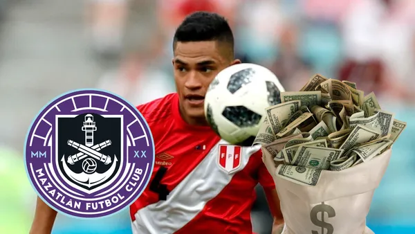 Anderson Santamaría con la Selección Peruana en el Mundial Rusia 2018 (Fuente: EFE)