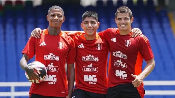 Andy Polo, Piero Quispe y Aldo Corzo (Foto: Selección Peruana).
