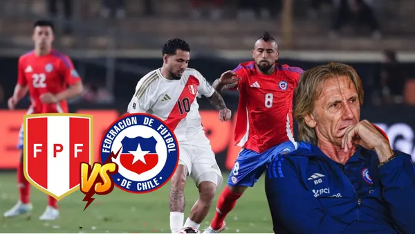 Arturo Vidal - Ricardo Gareca (Foto: Conmebol)