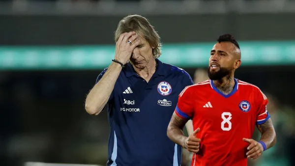 Arturo Vidal - Ricardo Gareca (Foto: X de La Roja)