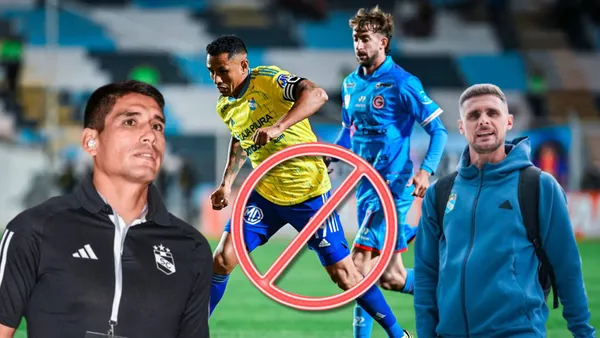 Ávila y Pasquini delante de una acción del duelo entre Garcilaso vs Cristal