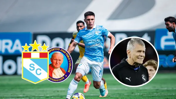 Catriel Cabellos - Paulo Autuori (Foto: X de Sporting Cristal)