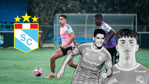 Chávez, Ascues, Ávila y Otoya (Foto: Club Sporting Cristal)
