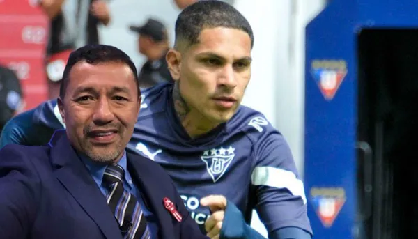 Chorri Palacios, al lado Paolo Guerrero.