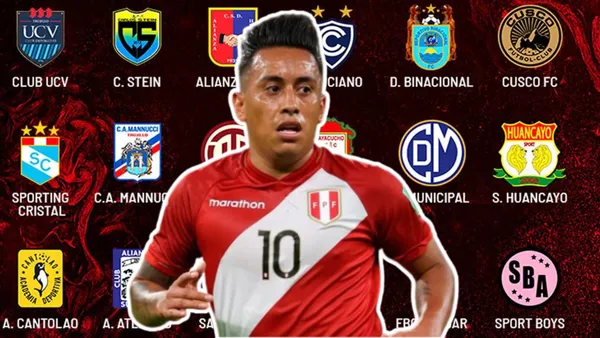 Christian Cueva con la camiseta de la Selección Peruana