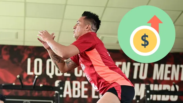 Christian Cueva entrenando en Videna (Foto: Selección Peruana)
