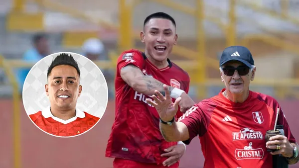 Christian Cueva - Jean Deza - Jorge Fossati (Foto: Liga 1)