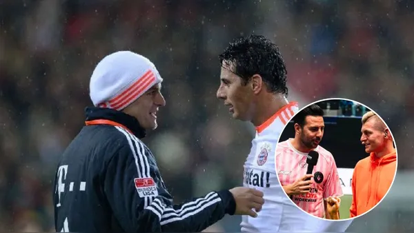 Claudio Pizarro - Toni Kroos (Foto: X)