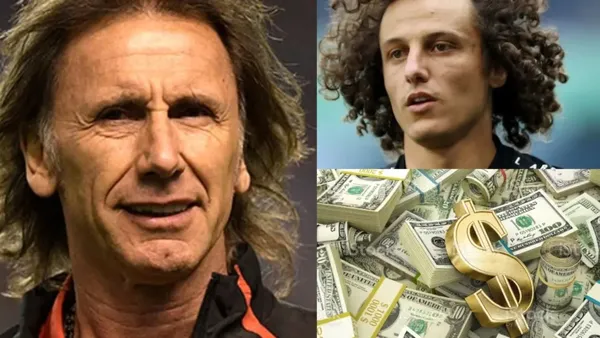David Luiz y Paolo Guerrero. FOTO: El Futbolero