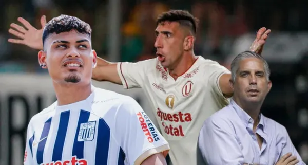Diego Dorregaray, al lado Jeriel De Santis. En la imagen también aparece Diego Rebagliati. FOTO: La República