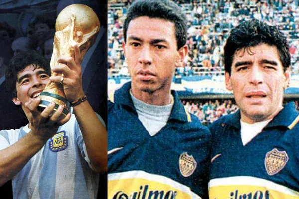 Diego Maradona y el mejor regalo que le dejó a Nolberto Solano, luego de haber ganado el Mundial 1986.