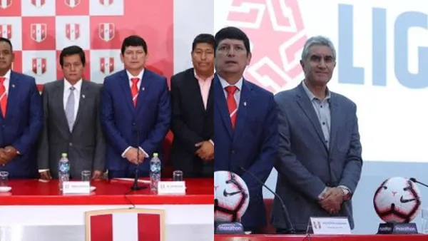 Dirigentes fútbol peruano.