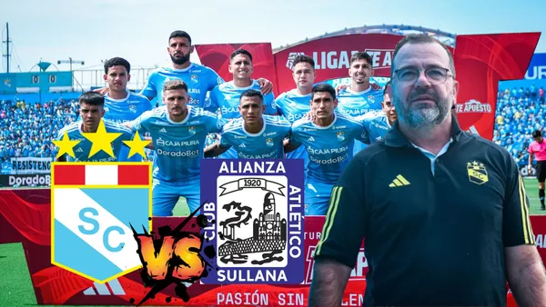 El 11 titular de Sporting Cristal en Liga 1 y al lado el profesor Enderson Moreira