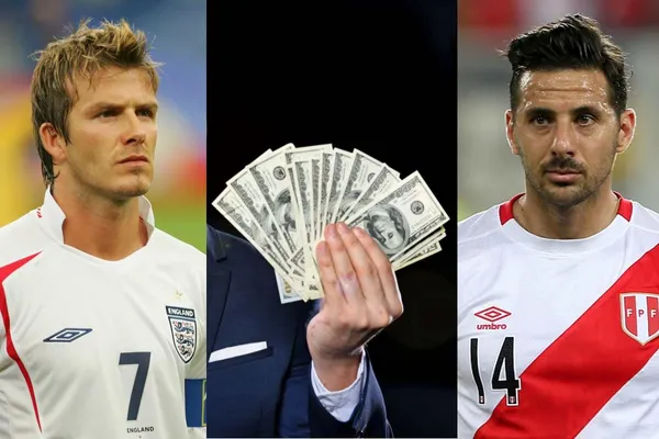 El ahora multimillonario David Beckham en su etapa de jugador rechazó 12 millones de dólares con tal de estar en la cancha con Claudio Pizarro