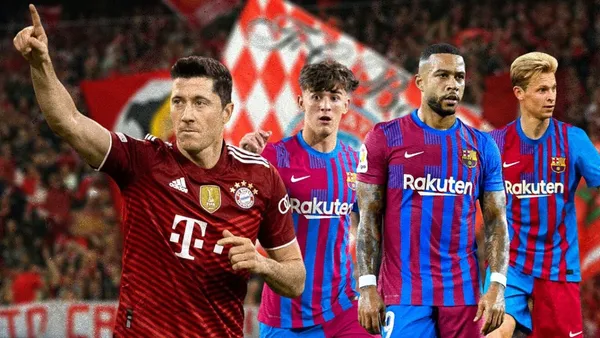 El Bayern logró vencer al Barcelona y Lewandoski pudo cobrar venganza por no ganar el Balón de oro