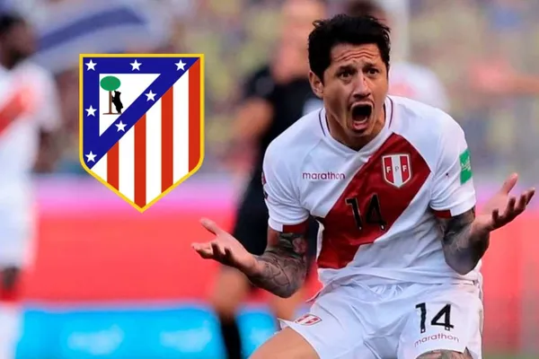 El delantero peruano Gianluca Lapadula a horas del duelo con Brasil recibe una gran noticia del Atlético de Madrid.