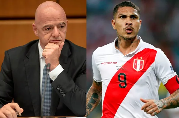 El mandamás de la FIFA no guardó las apariencias y le gritó a Paolo Guerrero