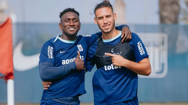 Eryc Castillo y Erick Noriega (Foto: Alianza Lima).