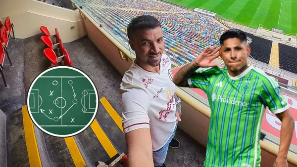 Gabriel Costa - Raúl Ruidíaz (Foto: Club Universitario de Deportes)