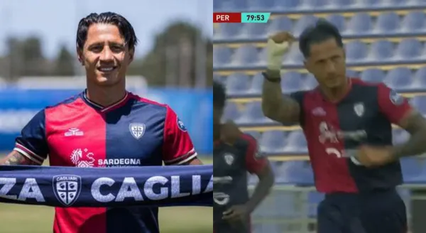 Gianluca Lapadula anotó su primer gol en competiciones oficiales con Cagliari