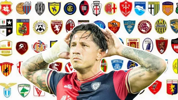 Gianluca Lapadula celebrando gol