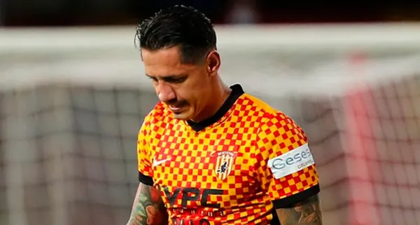 Gianluca Lapadula integró el equipo de Benevento en la temporada pasada