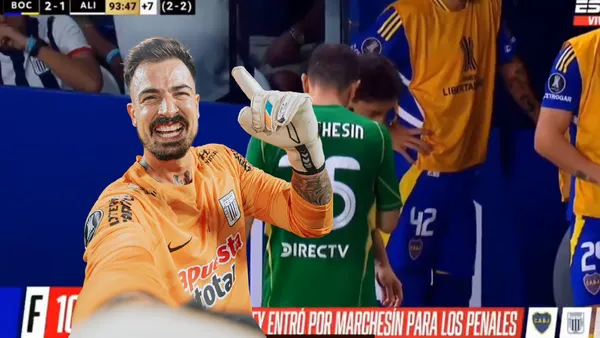 Guillermo Viscarra y Agustín Marchesín (Foto: Captura)