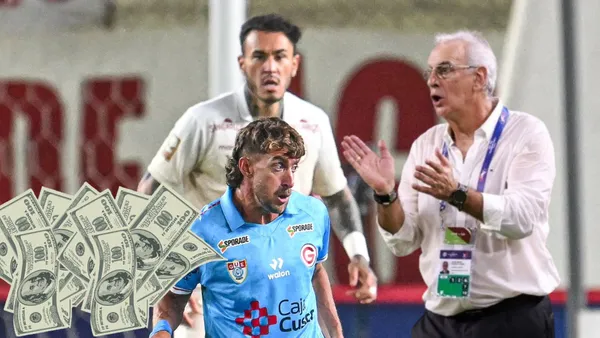 Gustavo Dulanto - Gaspar Gentile - Jorge Fossati (Foto: Liga1 Te Apuesto)