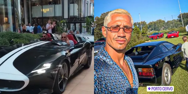 Haaland tiene un tremendo auto, mientras Lapadula no se queda atrás