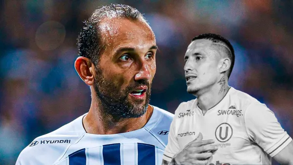 Hernán Barcos - Álex Valera (Foto: X de Alianza Lima)