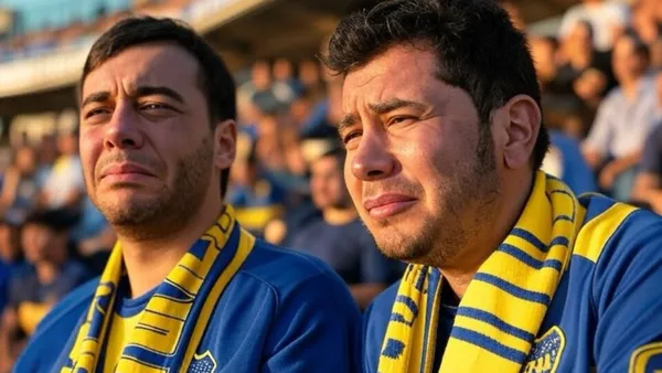 Hinchas de Boca. FOTO: Imagen con Inteligencia Artificial GROK
