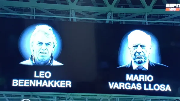 Homenaje a Mario Vargas Llosa (Foto: Captura ESPN).