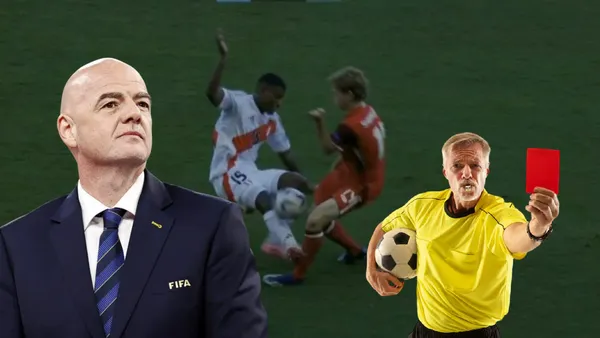Infantino - Miguel Araujo (Foto. Captura)