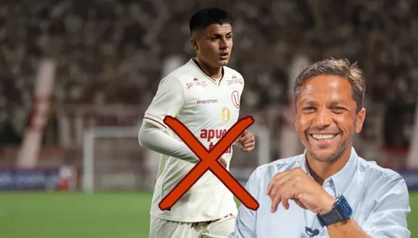 Jairo Concha con la camiseta de Universitario, al lado Pedro García. FOTO: Transfermarkt
