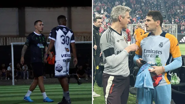 Jean Deza e Iker Casillas (Foto: Entre Pelotas y Bayern Múnich).