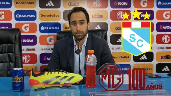 Joel Raffo en conferencia de prensa el día de hoy en La Florida