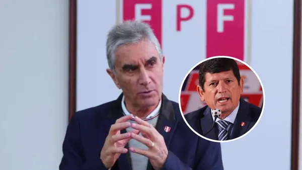 Juan Carlos Oblitas - Agustín Lozano (Foto: X de la Bicolor)