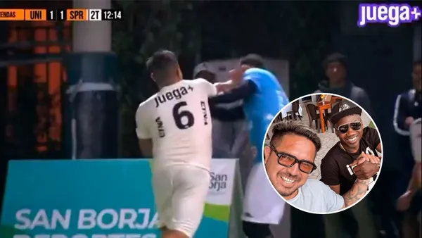 Juan Manuel Vargas - Andrés Mendoza (Foto: Captura X)
