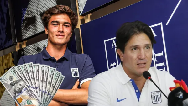 Juan Pablo Goicochea como jugador de Alianza Lima. Foto: Alianza Lima.