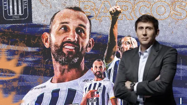 Juan Pablo Varsky - Hernán Barcos (Foto: Club Alianza Lima)