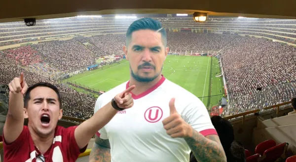Juan Vargas con la camiseta de Universitario de Deportes. FOTO: Wikipedia