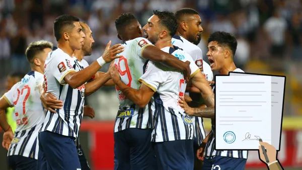 Jugadores de Alianza Lima celebrando
