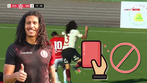 La acción precisa del codazo de Williams Riveros a Hernán Pérez en Tarapoto